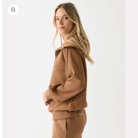 Varley women’s vine half-zip pullover golden bronze small - Picture 3 of 5